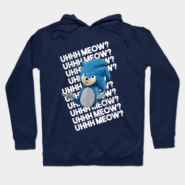 uh meow? Hoodie by Jazzscorner